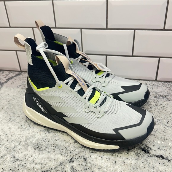 Adidas Terrex Free Hiker 2‎ Mens 10.5 Hiking Shoes Grey Black Pulse Lime IF4923 main image 12